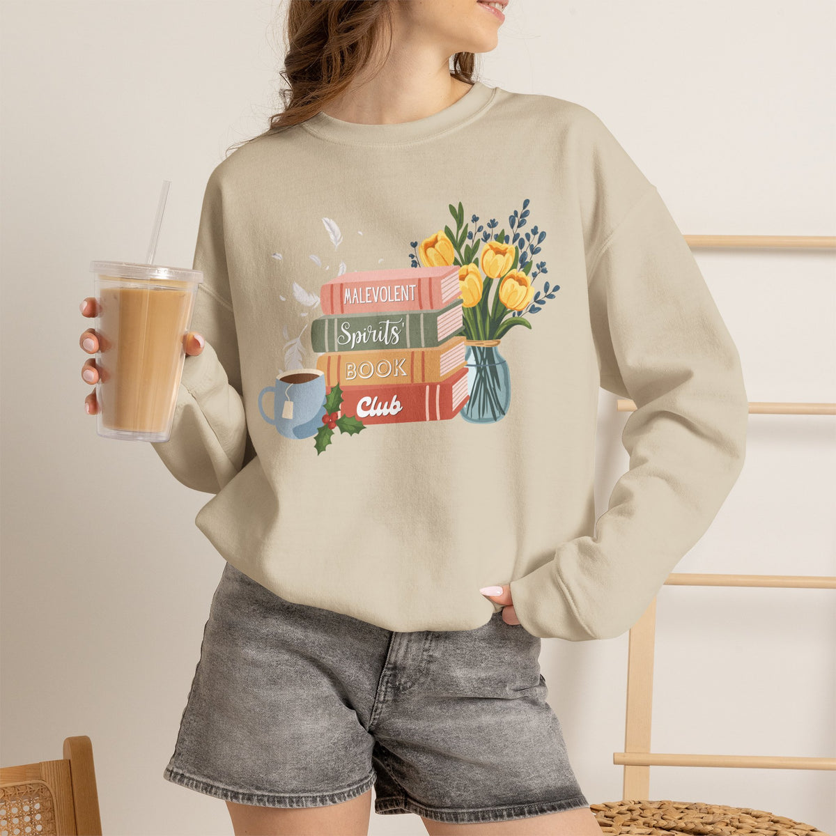 Malevolent Spirits Book Club Crewneck Sweatshirt - Ghosted Series