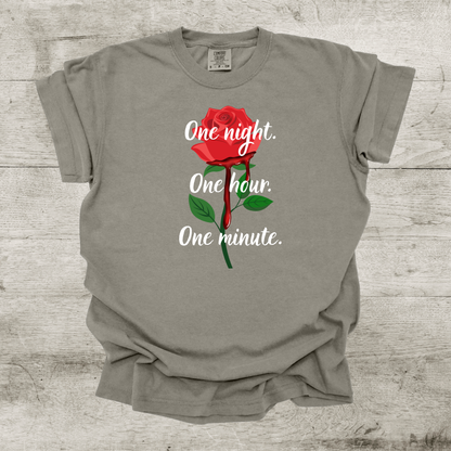 "One Night. One Hour. One Minute." Shirt - Crowns of Nyaxia