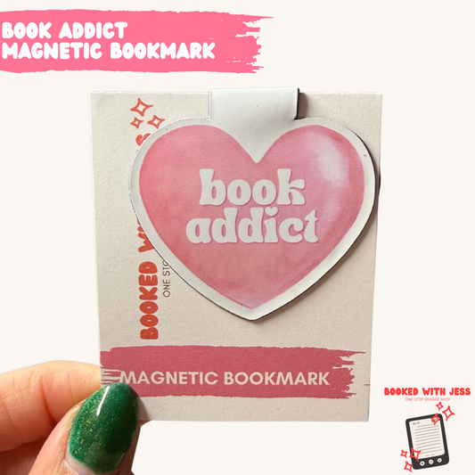 Book Addict Magnetic Bookmark