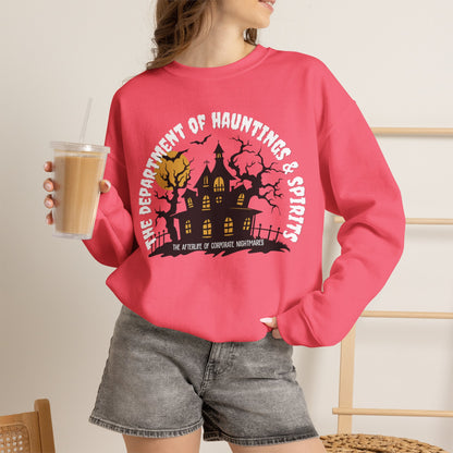 The Department of Hauntings & Spirits Crewneck Sweatshirt - Ghosted Series
