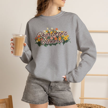 Charlotte's Flowers Crewneck Sweatshirt - When in Rome