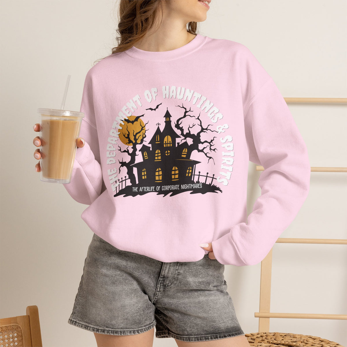The Department of Hauntings & Spirits Crewneck Sweatshirt - Ghosted Series
