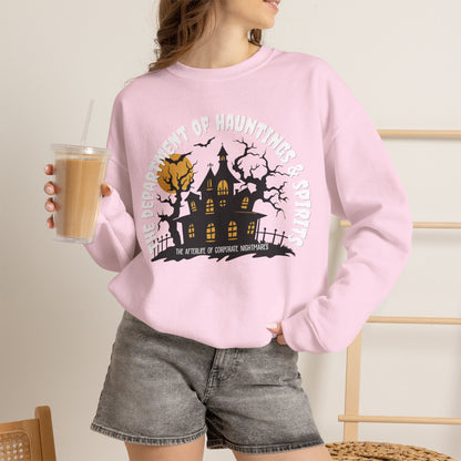 The Department of Hauntings & Spirits Crewneck Sweatshirt - Ghosted Series