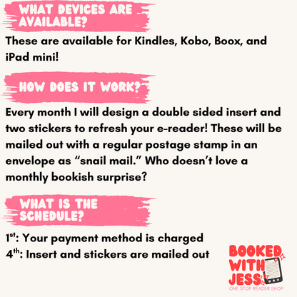 Blind Date with a Kindle (or other e-reader!) Monthly Subscription