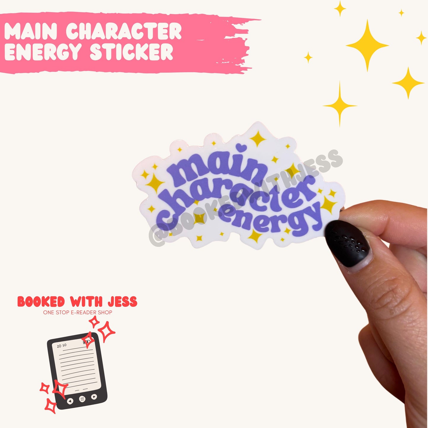 Main Character Energy Sticker