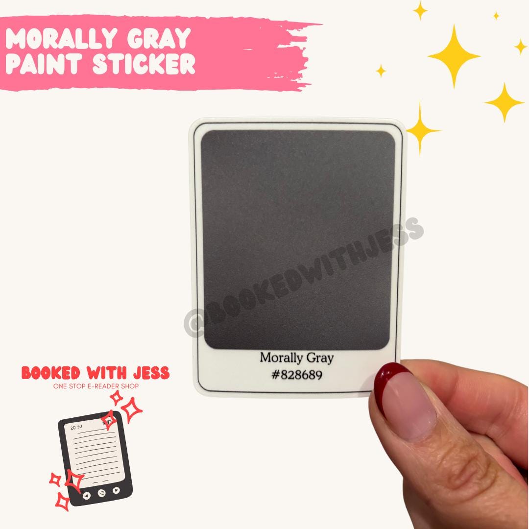 Morally Gray Paint Chip Sticker