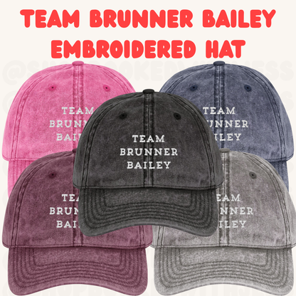 Team Brunner Bailey Vintage Cap